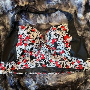 Torrid Disney Minnie Mickey Bikini Top